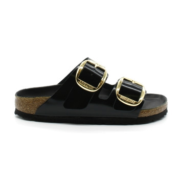 Mules Femme Birkenstock 1021476 Arizona BB High Shine Black Narrow