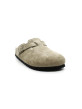 Mules Femme Birkenstock 1028299 Boston Shearling Taupe Narrow